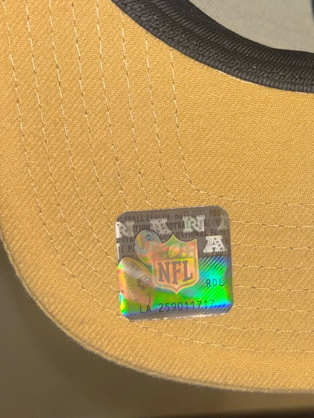 New Era Navy and Gold Rams Snapback Hat